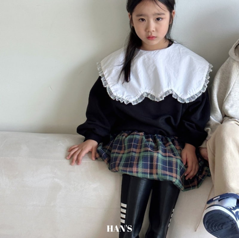 Han's - Korean Children Fashion - #todddlerfashion - Yoni Collar Sweatshirts - 8