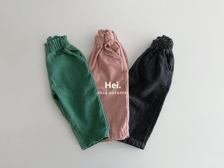 Hei - Korean Children Fashion - #childofig - Small Dot Pants