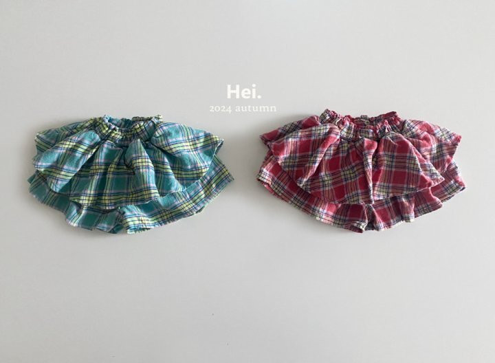 Hei - Korean Children Fashion - #childrensboutique - Check Currot Skirt - 6