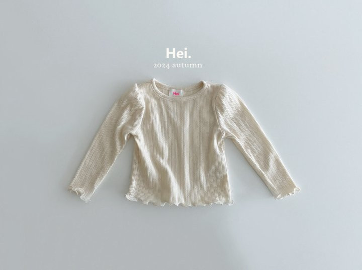 Hei - Korean Children Fashion - #designkidswear - Eyelet Tee - 6