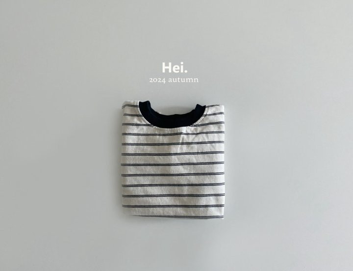 Hei - Korean Children Fashion - #designkidswear - Black Stripe Tee - 2