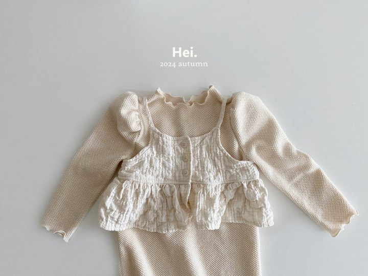 Hei - Korean Children Fashion - #designkidswear - Cookie Cream One-piece - 8