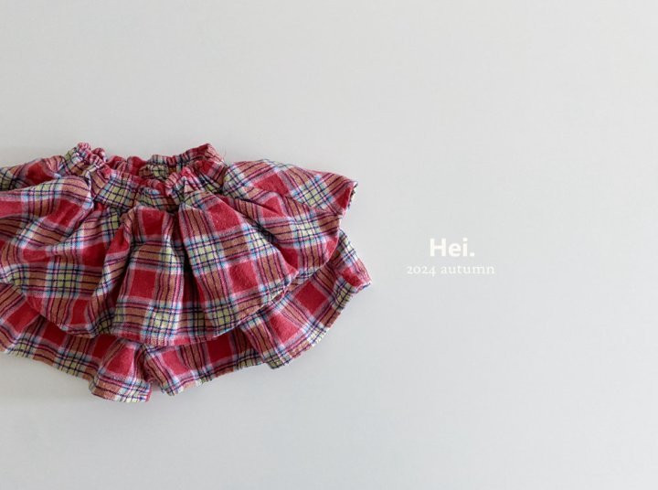 Hei - Korean Children Fashion - #designkidswear - Check Currot Skirt - 7