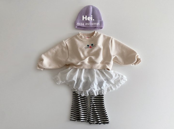 Hei - Korean Children Fashion - #designkidswear - Stripe Bootscut Pants - 6