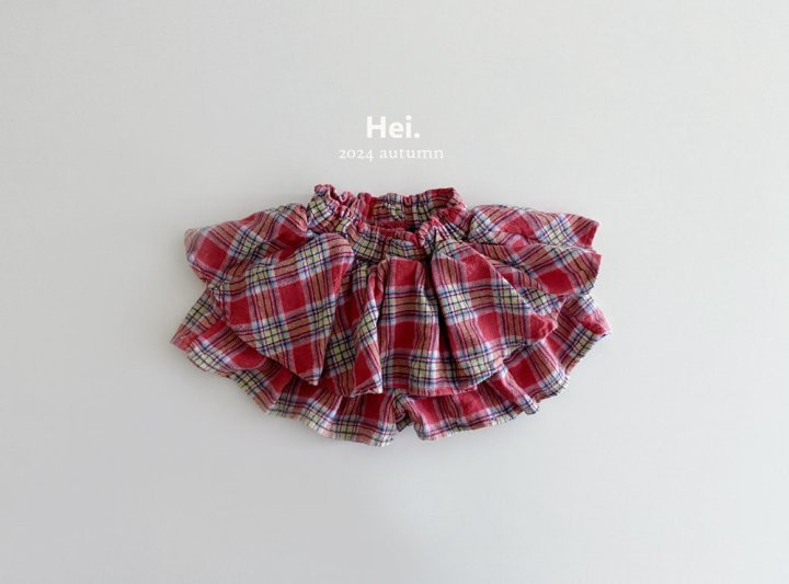 Hei - Korean Children Fashion - #discoveringself - Check Currot Skirt - 8