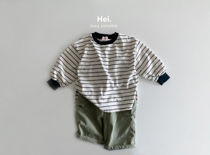 Hei - Korean Children Fashion - #kidsstore - Black Stripe Tee - 6