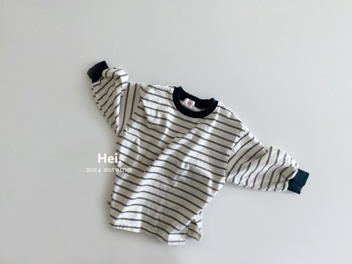 Hei - Korean Children Fashion - #minifashionista - Black Stripe Tee - 11