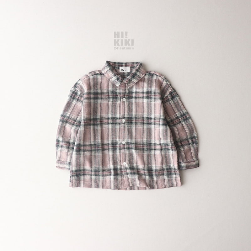 Hikiki - Korean Children Fashion - #Kfashion4kids - Check Shirt - 7