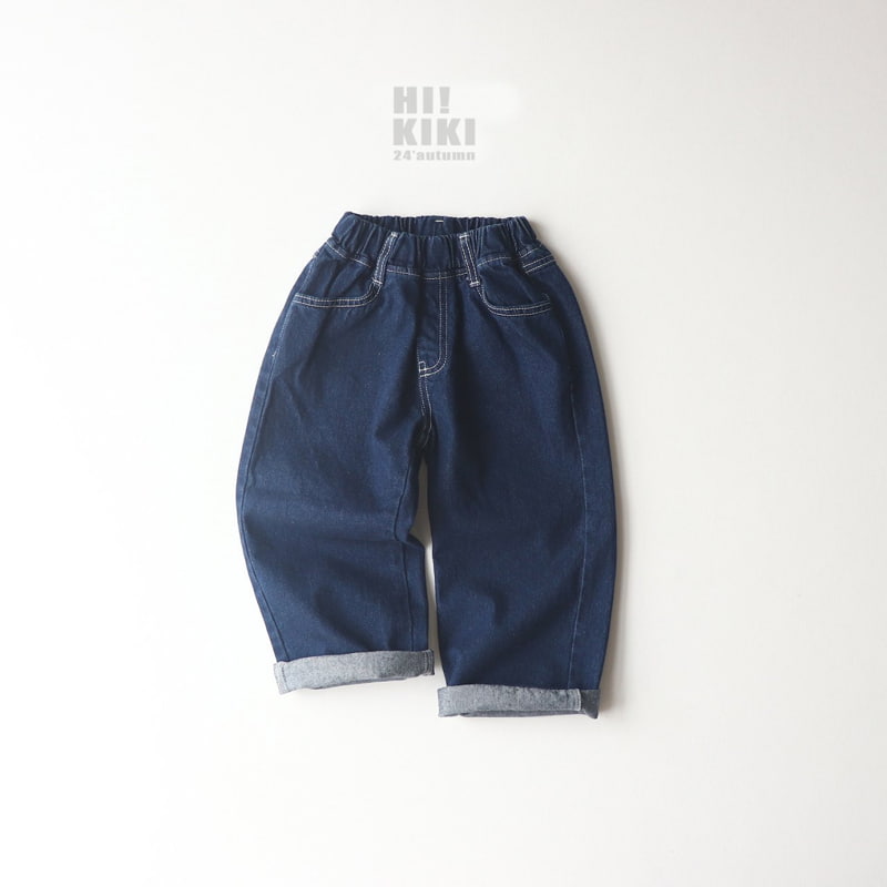 Hikiki - Korean Children Fashion - #childofig - Washing Denim Pants - 3