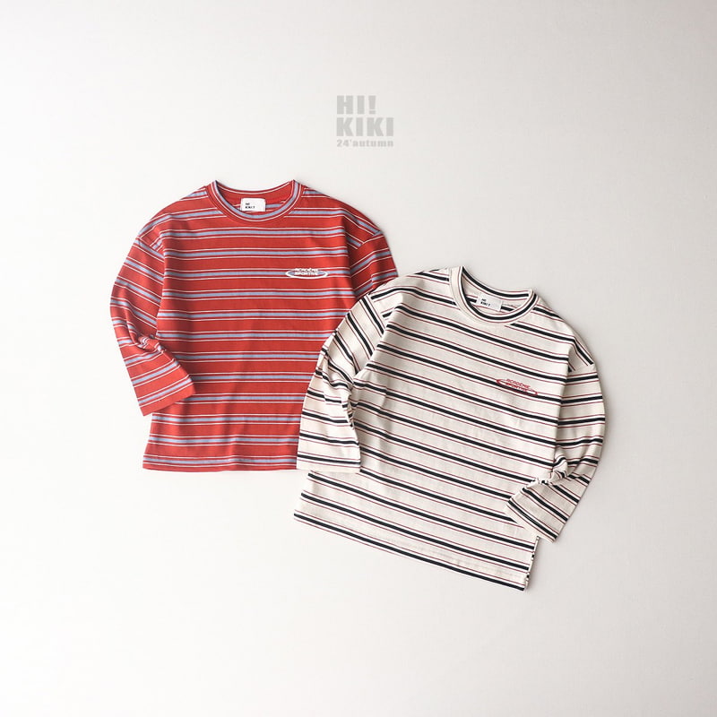 Hikiki - Korean Children Fashion - #childofig - Stripe Tee