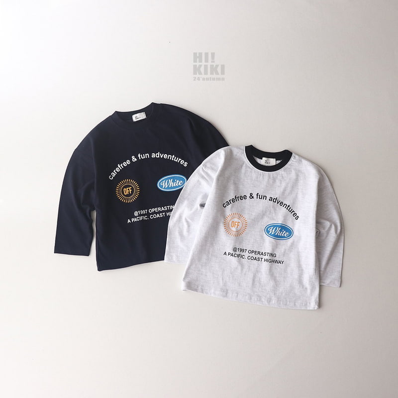 Hikiki - Korean Children Fashion - #discoveringself - Off White Tee