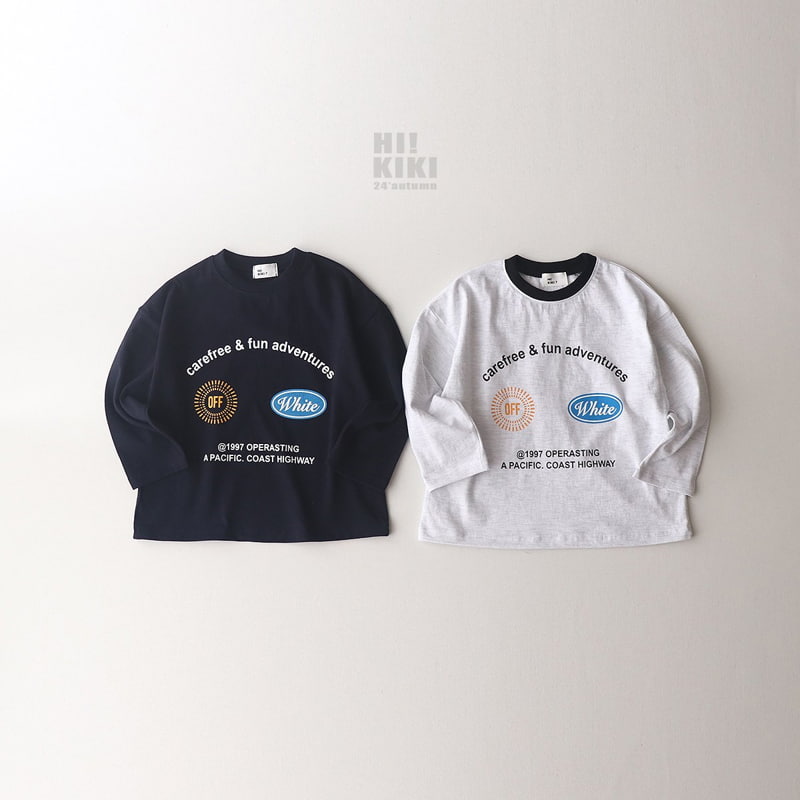 Hikiki - Korean Children Fashion - #fashionkids - Off White Tee - 2