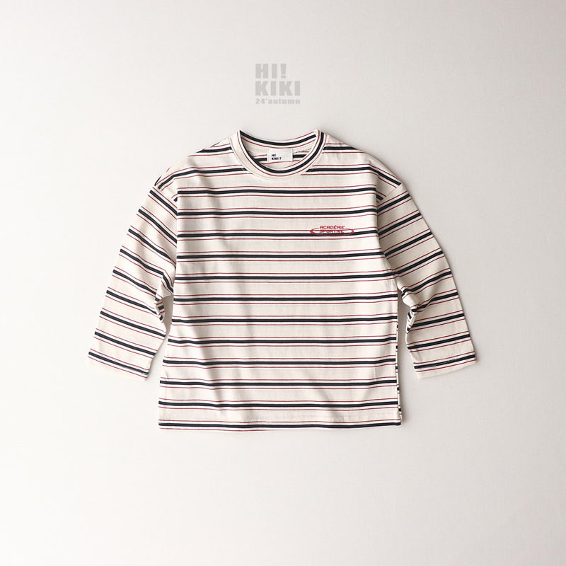 Hikiki - Korean Children Fashion - #kidsshorts - Stripe Tee - 6