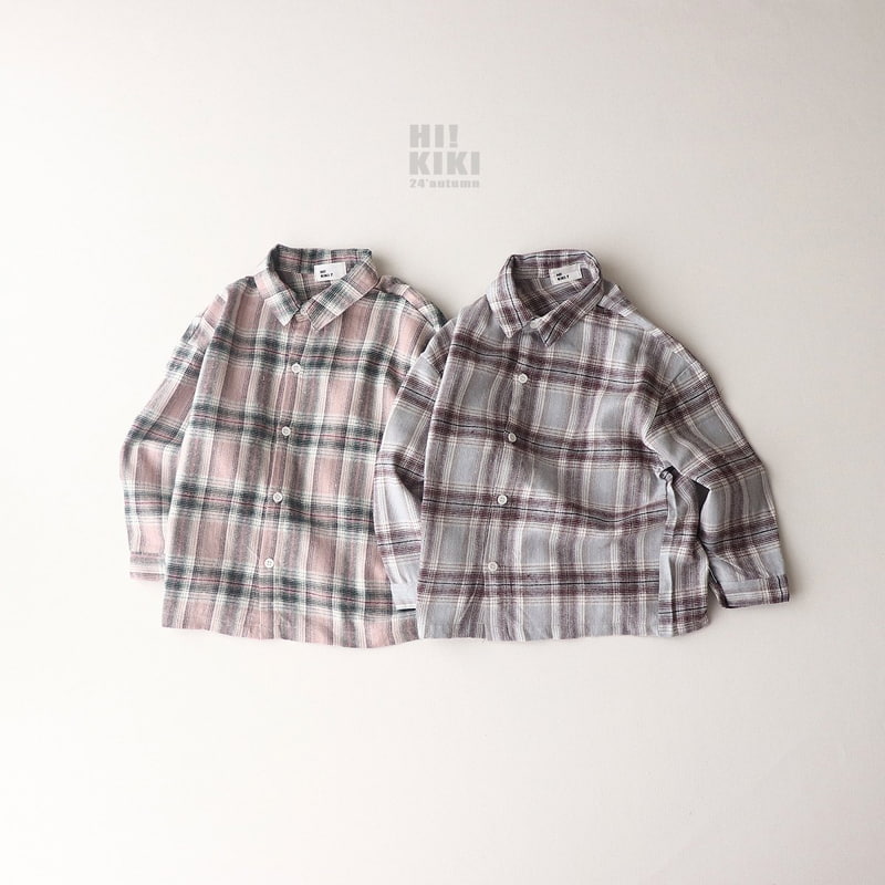 Hikiki - Korean Children Fashion - #kidsstore - Check Shirt - 5