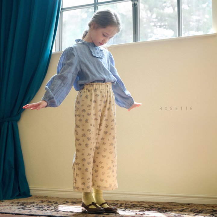 Hosette - Korean Children Fashion - #designkidswear - Antique Flower Pants