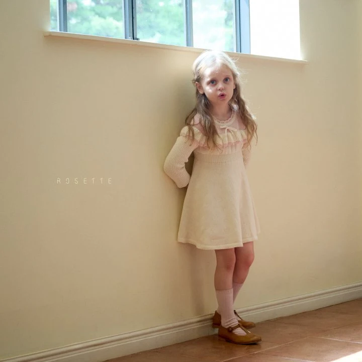 Hosette - Korean Children Fashion - #stylishchildhood - Margaret Knit One-piece - 5