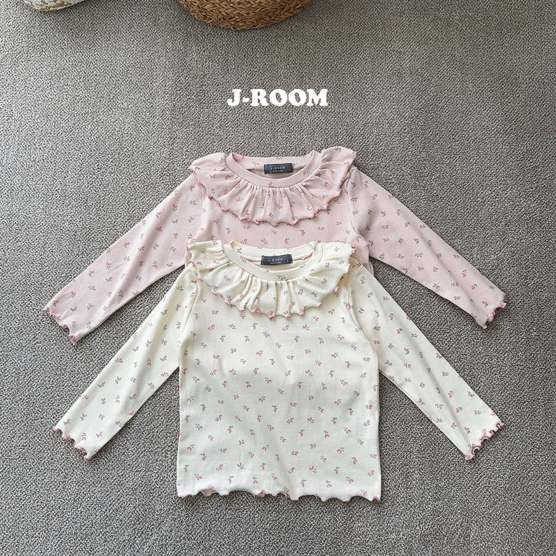 J-Room - Korean Children Fashion - #kidzfashiontrend - Frill Wave Tee - 4