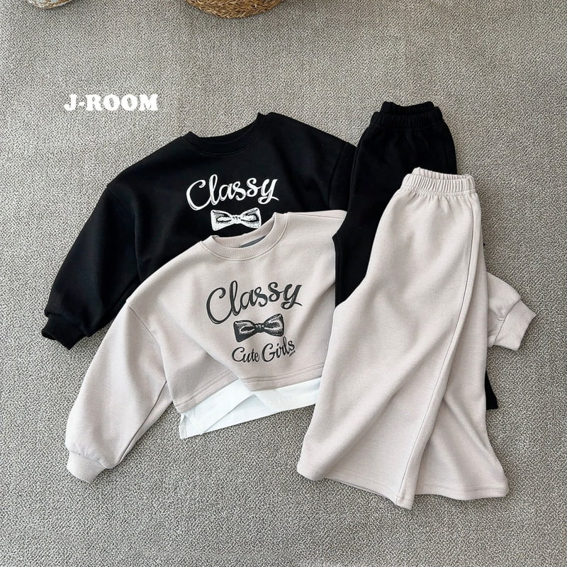 J-Room - Korean Children Fashion - #Kfashion4kids - Layered Ribbon Top Bottom Set - 3