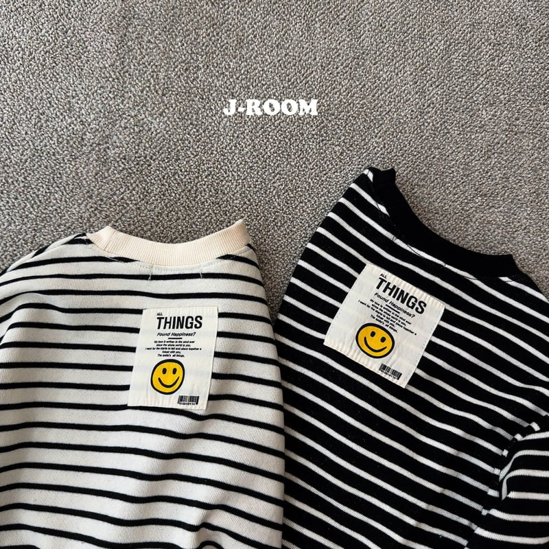 J-Room - Korean Children Fashion - #Kfashion4kids - Lucy Stripe Sweatshirts - 6