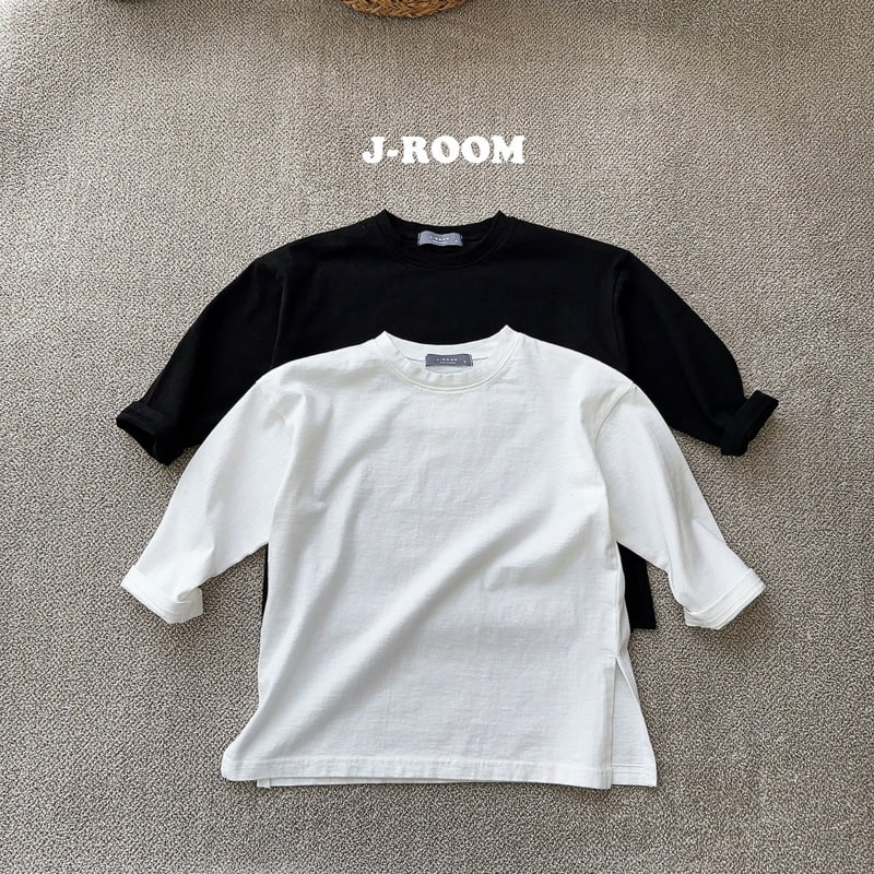 J-Room - Korean Children Fashion - #childofig - Label Layered Long Tee - 3