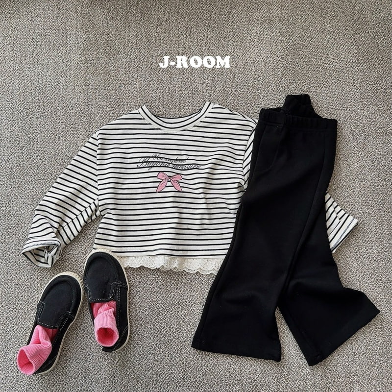 J-Room - Korean Children Fashion - #childofig - Double Span Bootscut Pants - 11