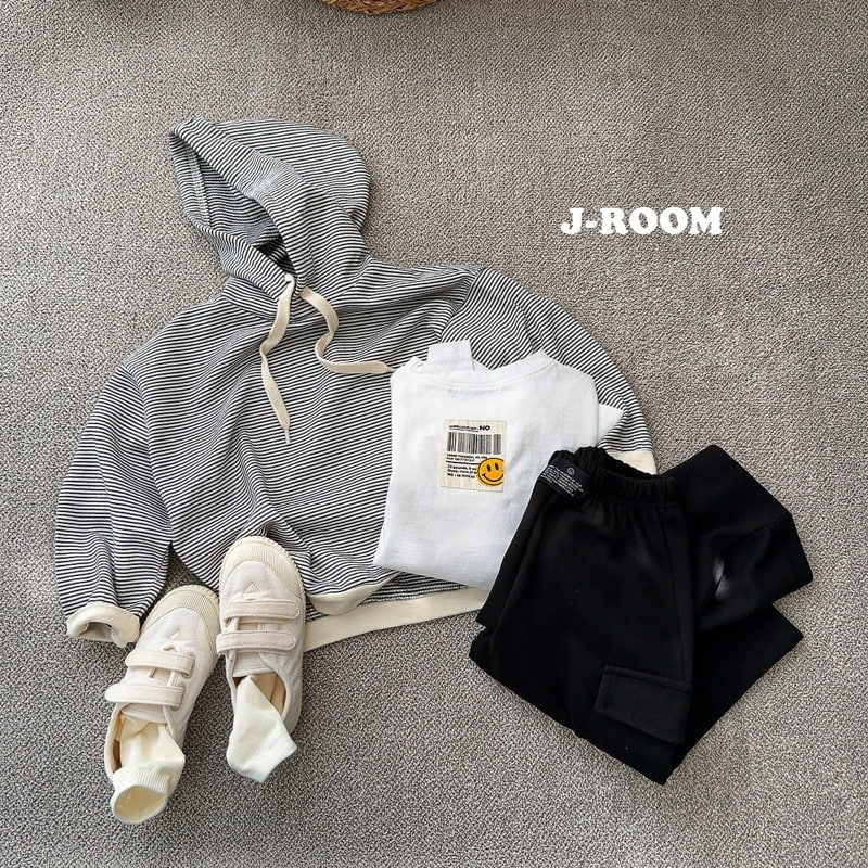 J-Room - Korean Children Fashion - #childofig - Mini Stripe Hoodie - 6