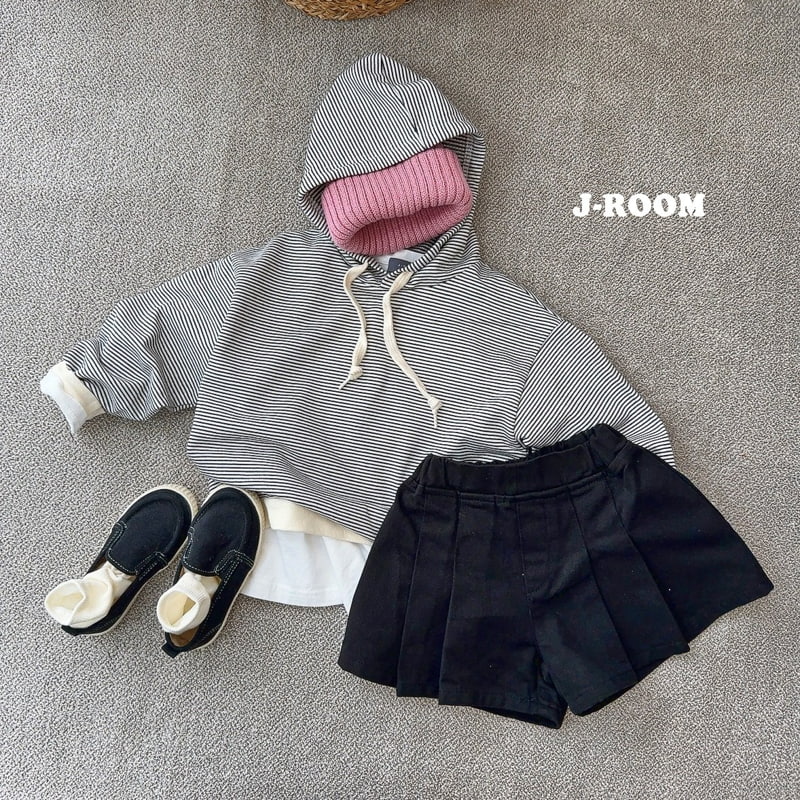 J-Room - Korean Children Fashion - #childofig - Two Tuck Skirt Shorts - 4