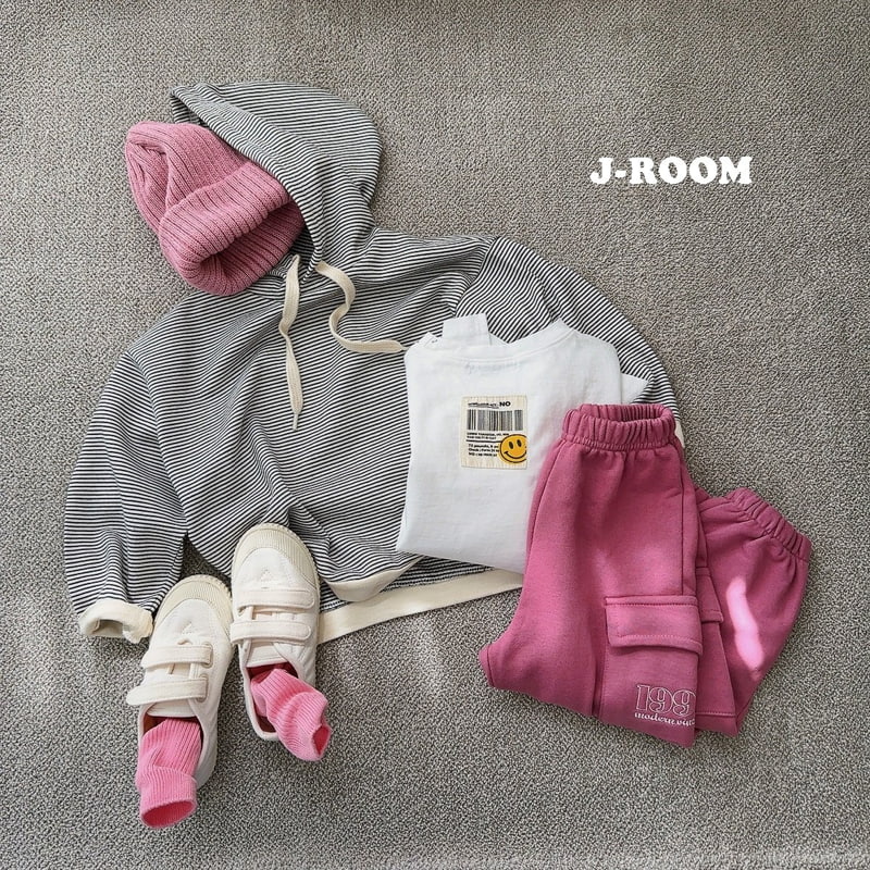 J-Room - Korean Children Fashion - #designkidswear - Mini Stripe Hoodie - 8