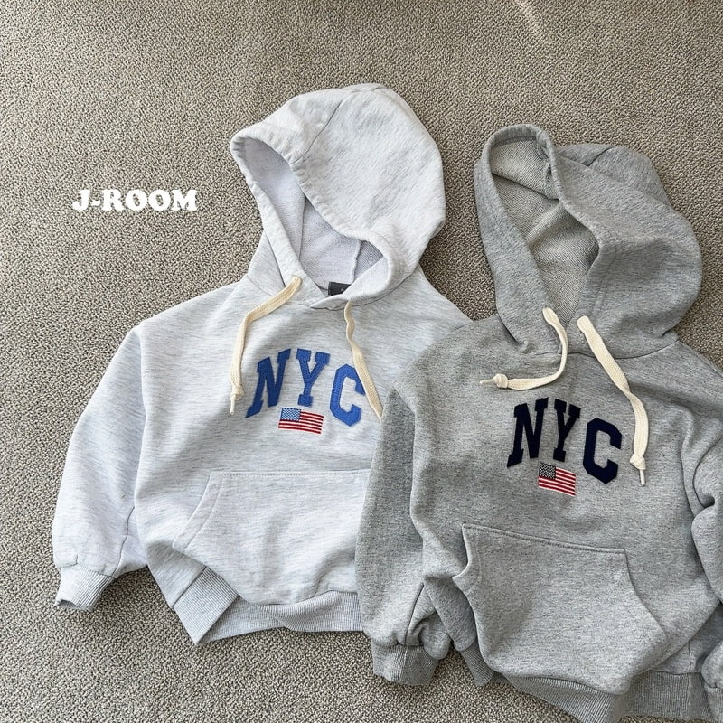 J-Room - Korean Children Fashion - #discoveringself - NYC Hoodie Pullover - 2