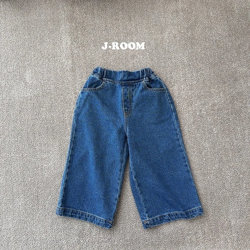 J-Room - Korean Children Fashion - #discoveringself - Label Wide Jeans