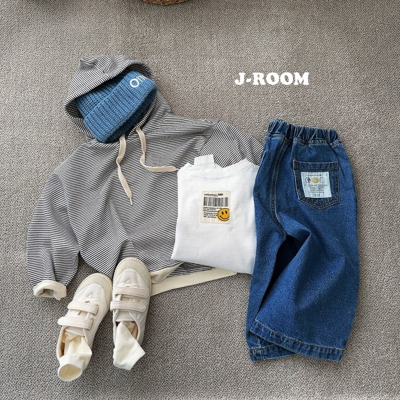 J-Room - Korean Children Fashion - #discoveringself - Label Layered Long Tee - 7