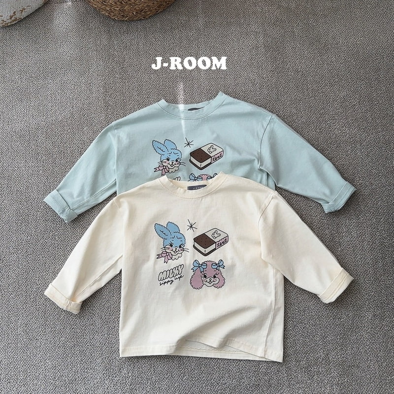 J-Room - Korean Children Fashion - #discoveringself - Milky Rabbit Tee - 5