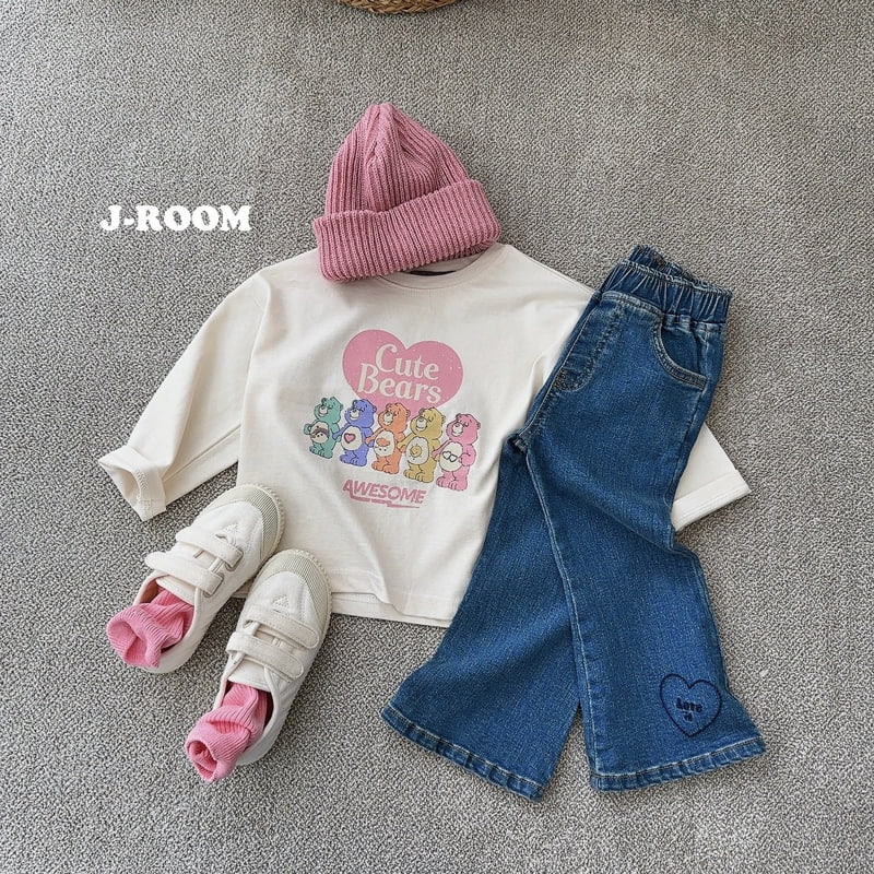 J-Room - Korean Children Fashion - #discoveringself - Rainbow Bear Tee - 11