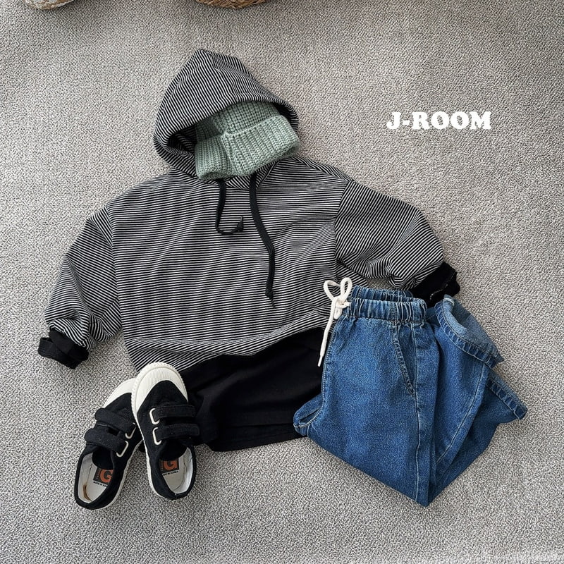 J-Room - Korean Children Fashion - #discoveringself - Mini Stripe Hoodie - 9