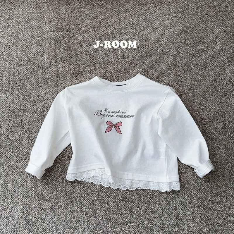 J-Room - Korean Children Fashion - #discoveringself - Lace Crop Tee - 3