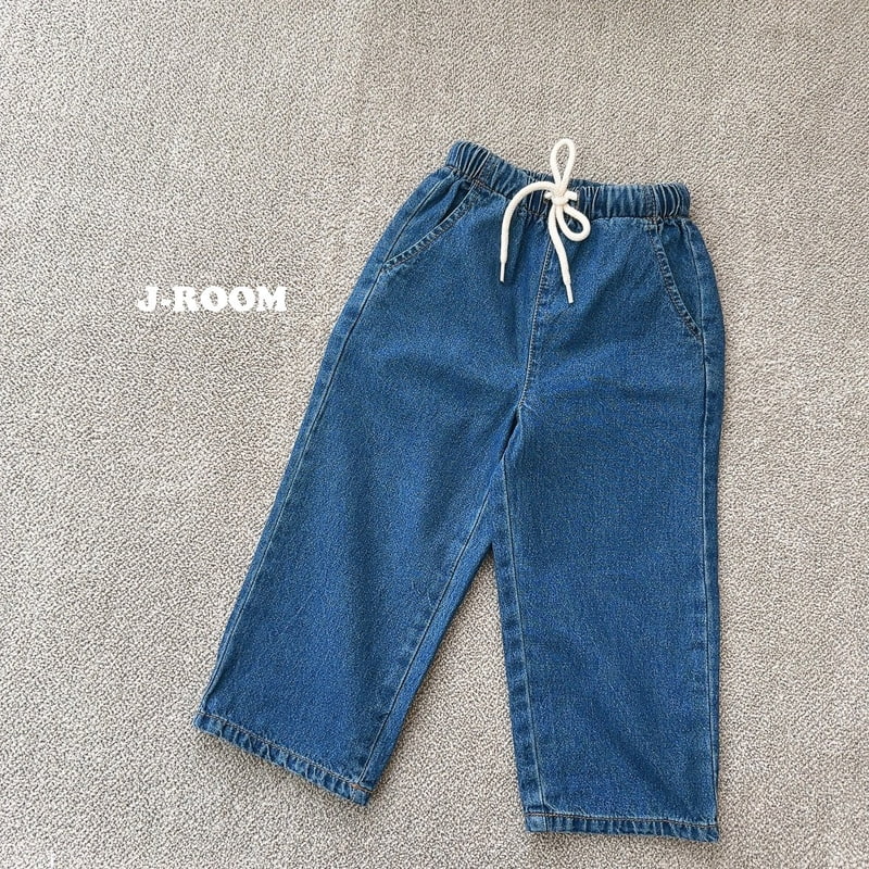 J-Room - Korean Children Fashion - #discoveringself - String Straight Jeans - 4