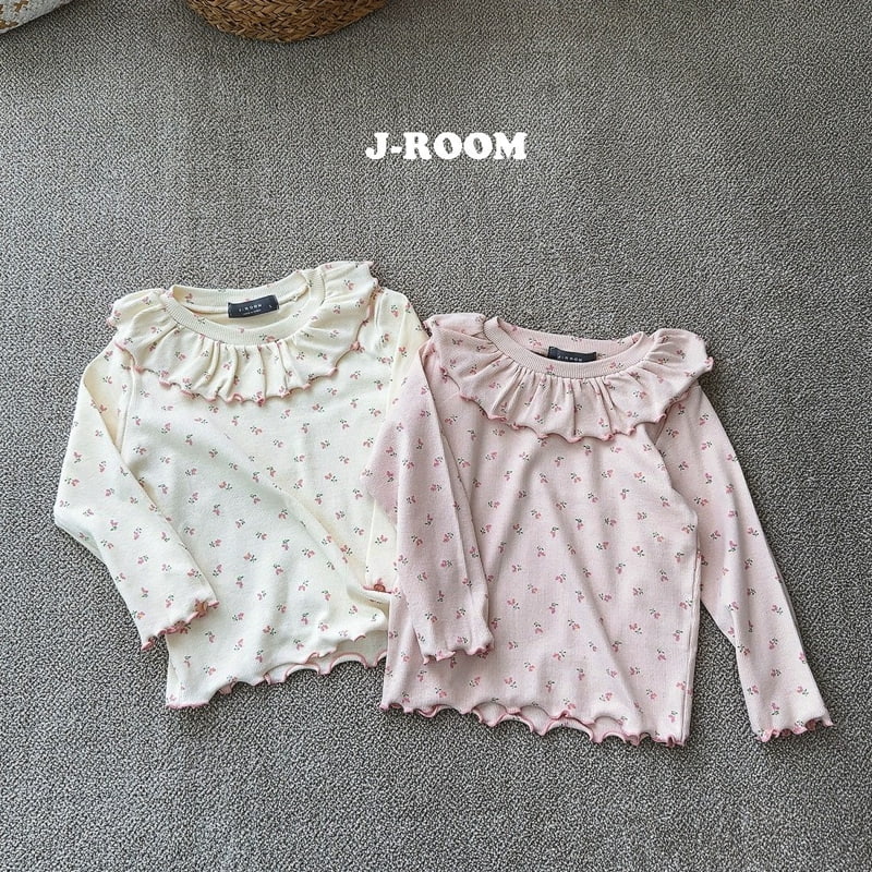 J-Room - Korean Children Fashion - #kidsshorts - Frill Wave Tee