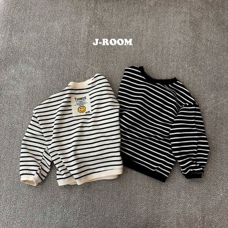 J-Room - Korean Children Fashion - #kidsshorts - Lucy Stripe Sweatshirts - 3