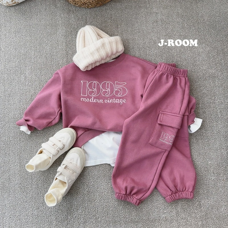 J-Room - Korean Children Fashion - #kidsshorts - 1995 Embroidery Sweatshirts - 10