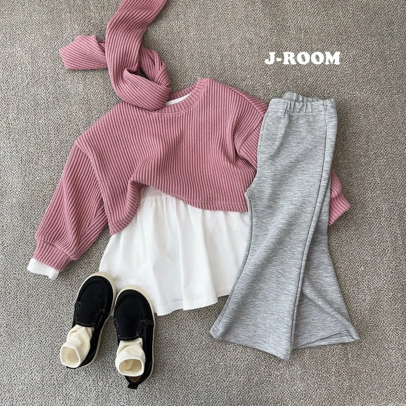 J-Room - Korean Children Fashion - #kidsshorts - Bottom Shirring Long Tee - 7