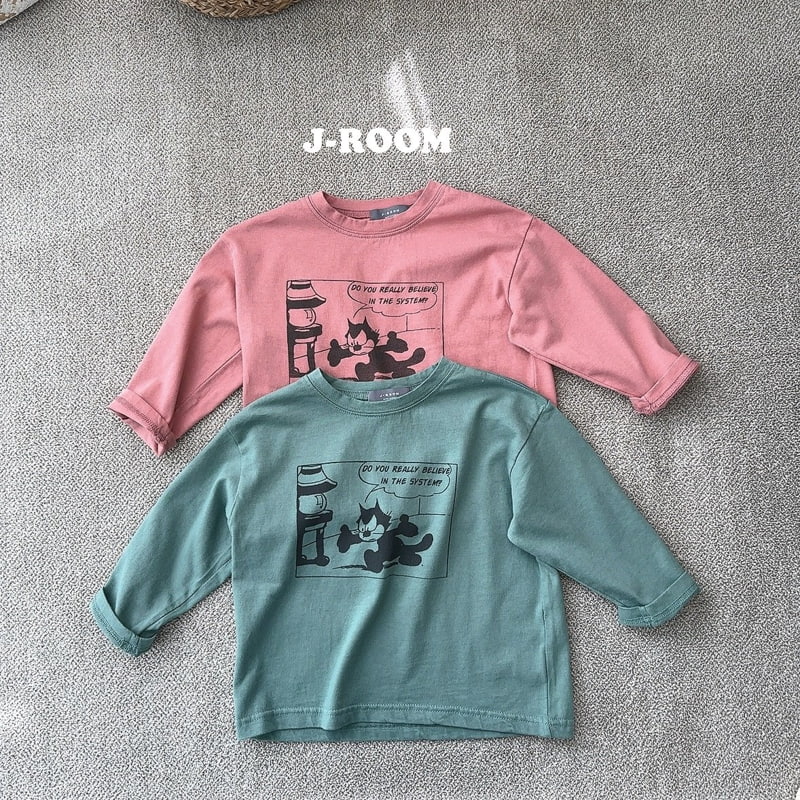 J-Room - Korean Children Fashion - #kidsshorts - Character Tee - 3