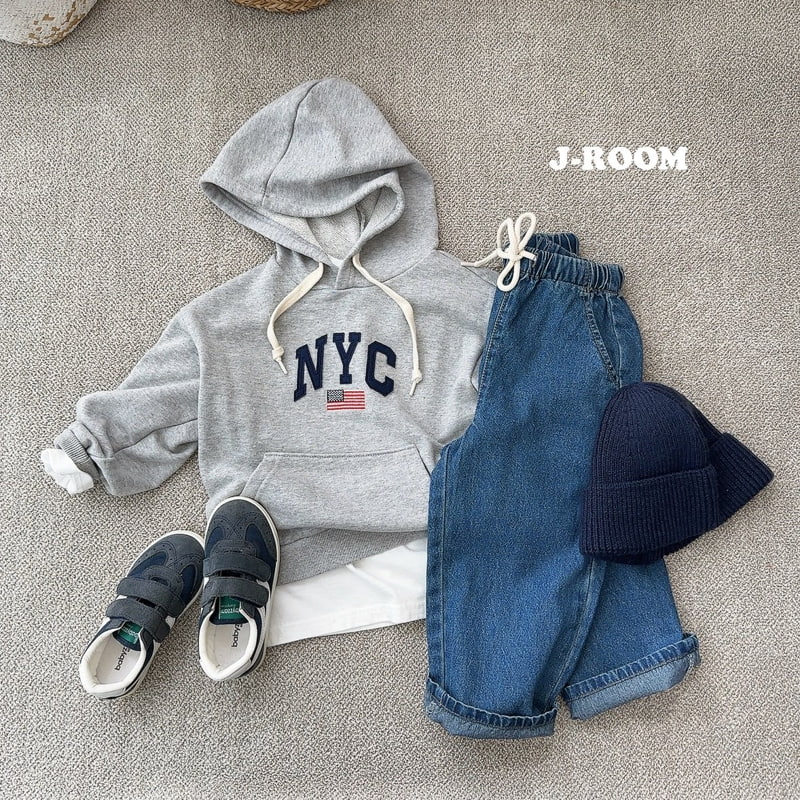 J-Room - Korean Children Fashion - #kidsstore - NYC Hoodie Pullover - 5