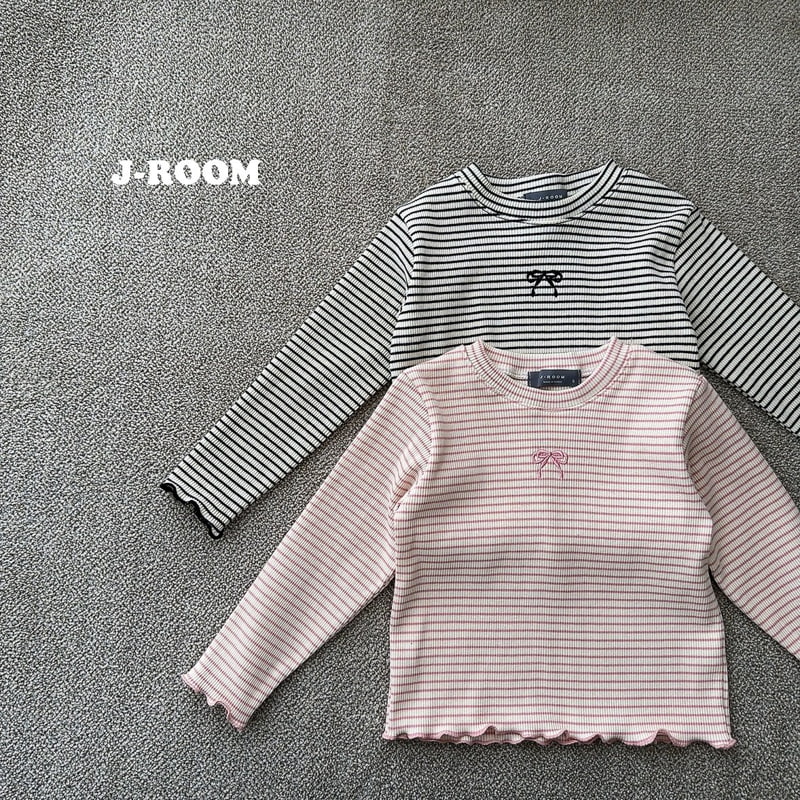 J-Room - Korean Children Fashion - #kidsstore - Ribbon Crop Wave Tee - 3