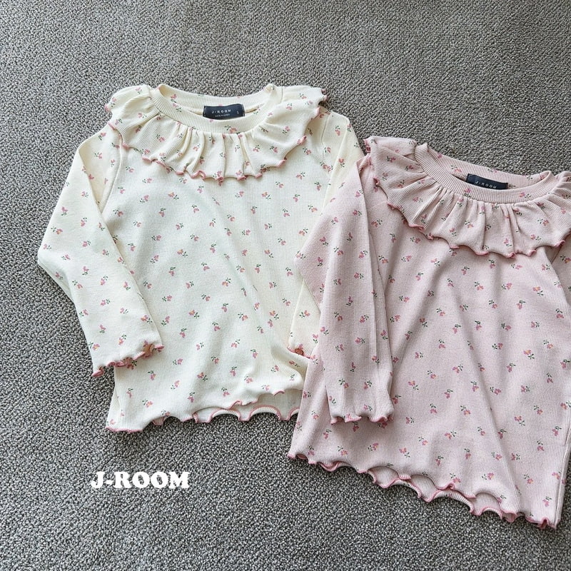 J-Room - Korean Children Fashion - #kidzfashiontrend - Frill Wave Tee - 3