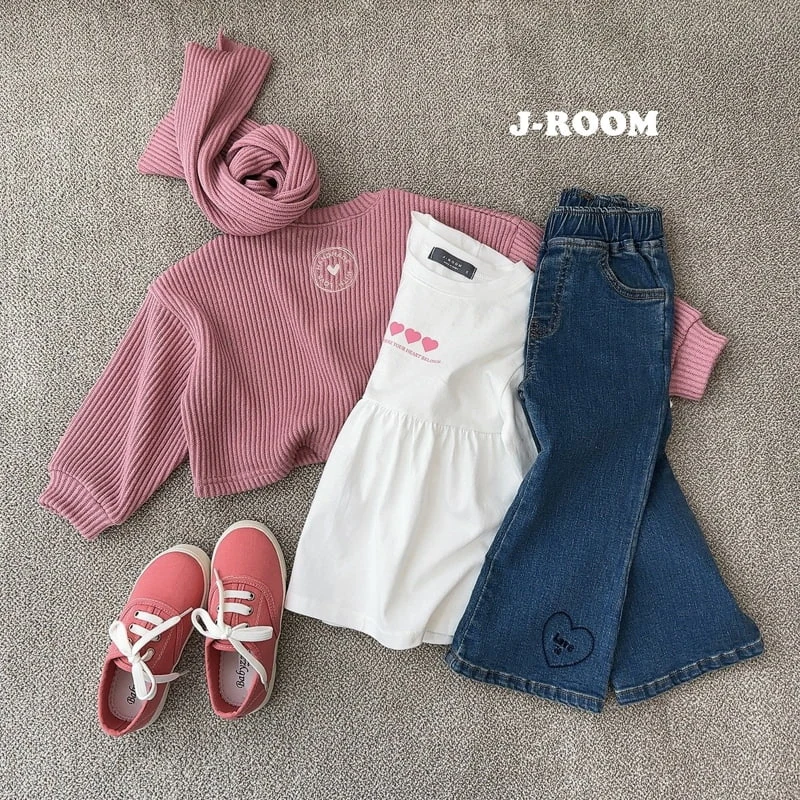 J-Room - Korean Children Fashion - #kidzfashiontrend - Bottom Shirring Long Tee - 9