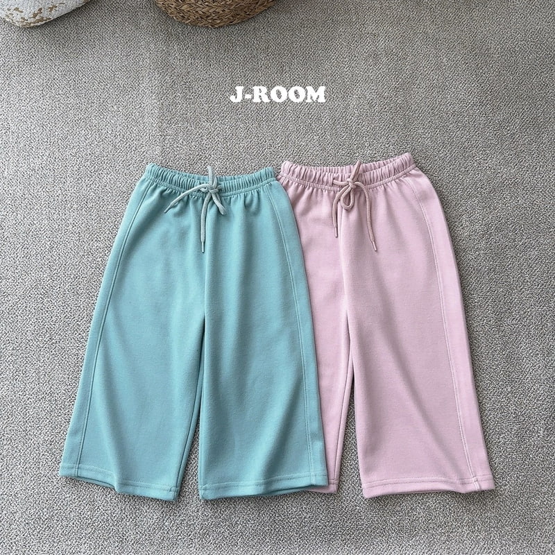 J-Room - Korean Children Fashion - #kidzfashiontrend - Stitch Wide Pants