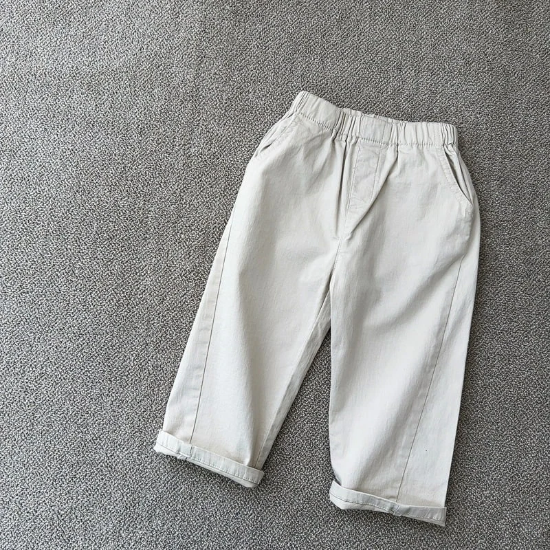 J-Room - Korean Children Fashion - #littlefashionista - Flip Span Cotton Pants - 12