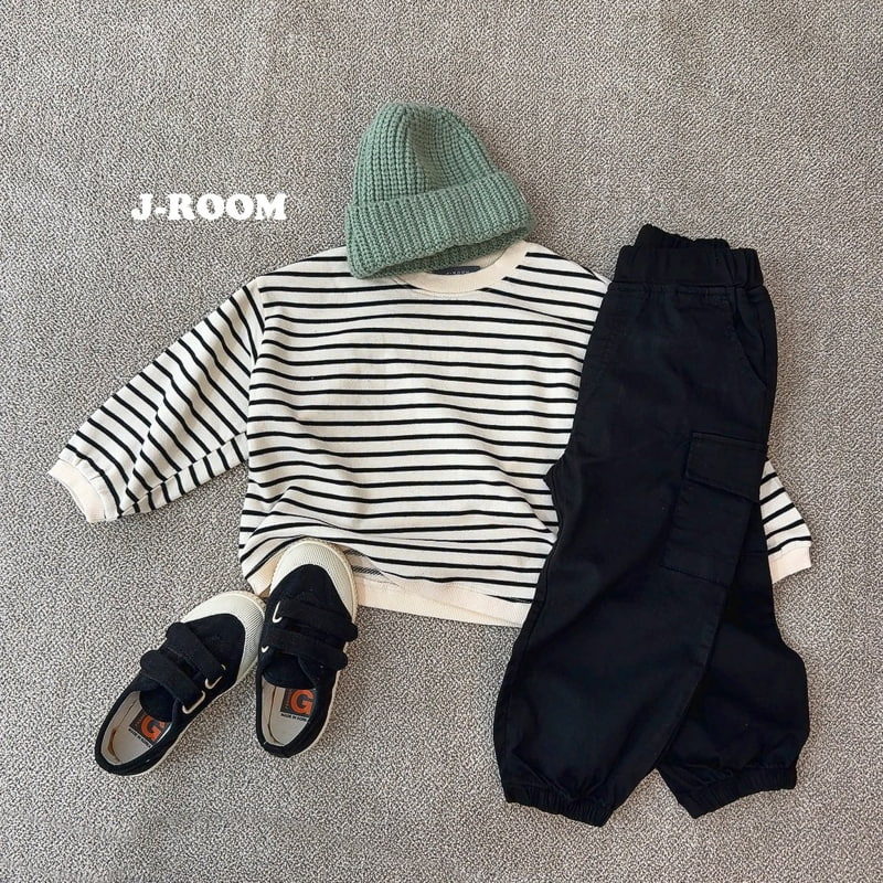 J-Room - Korean Children Fashion - #littlefashionista - Lucy Stripe Sweatshirts - 7