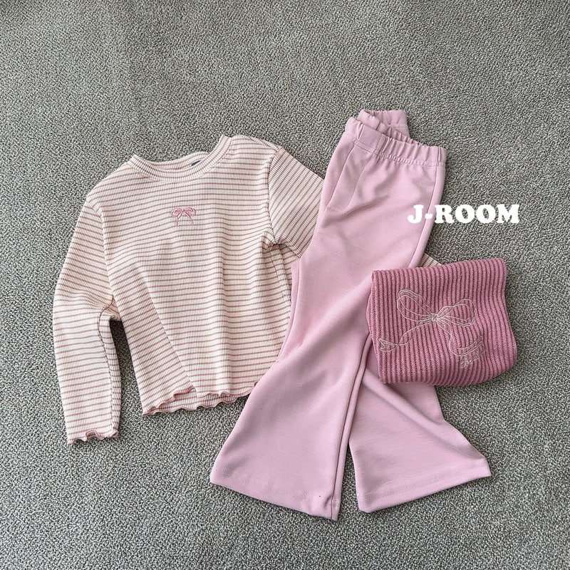 J-Room - Korean Children Fashion - #magicofchildhood - Ribbon Crop Wave Tee - 7