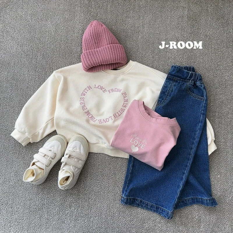 J-Room - Korean Children Fashion - #minifashionista - Label Wide Jeans - 9